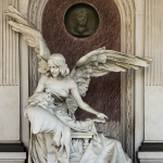 Monumento funebre Antonini ex Pindemonte  Moscardo (dettaglio) 1898 - Carlo e Attilio Spazzi - Cimitero Monumentale di Verona