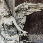 Monumento funebre Antonini ex Pindemonte  Moscardo (dettaglio) 1898 - Carlo e Attilio Spazzi - Cimitero Monumentale di Verona