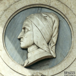 Monumento a Dante Alighieri - 1865, Rovigo, Palazzo Comunale (dettaglio)