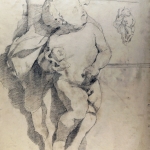 Studio presso la Scuola d'Arte applicata all'Industria 1881 circa - Attilio Spazzi (fototeca Biblioteca Civica VR)