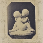 Il bacio ingenuo 1856 - Grazioso Spazzi, foto Lotze, fototeca Biblioteca Civica